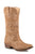 Roper Womens Riley Light Tan Faux Leather Cowboy Boots