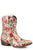Roper Womens Ingrid Gold Multi Faux Leather Cowboy Boots