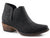 Roper Womens Black Faux Leather Ava Western Ankle Boots 7.5