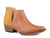 Roper Womens Ava Caiman Tan Faux Leather Ankle Boots