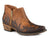 Roper Womens Lorene Tan/Brown Faux Leather Ankle Boots
