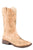 Roper Womens Faith Tan Faux Leather Cowboy Boots