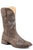 Roper Womens Kennedy Dark Brown Faux Leather Cowboy Boots