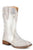Roper Womens Starlit Silver Faux Leather Cowboy Boots