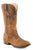 Roper Womens Madison Brown Leather 12in Cowboy Boots
