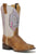 Roper Womens 2nd Amendment CCS Tan/Purple Leather Cowboy Boots