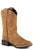 Roper Youth Boys Monterey Tan Leather Cowboy Boots