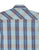 Tin Haul Mens Vintage Dobby Plaid Blue 100% Cotton L/S Shirt