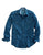 Tin Haul Mens 1954 Indigo Aztec Blue 100% Cotton L/S Shirt