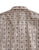 Tin Haul Mens Frontier Wallpaper Stripe Grey 100% Cotton L/S Shirt