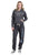 Tin Haul Womens Logo Down Leg Black Cotton Blend Sweat Pants