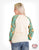 Cowgirl Tuff Womens Pineapple Beach Multi-Color Cotton Blend L/S T-Shirt