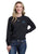 Tin Haul Womens Script With Succulents Black Poly/Cotton L/S T-Shirt
