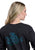 Tin Haul Womens Script With Succulents Black Poly/Cotton L/S T-Shirt
