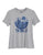Tin Haul Womens Blue Desert Grey Cotton Blend S/S T-Shirt