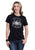 Tin Haul Womens Horseshoe With Scenery Black Cotton Blend S/S T-Shirt