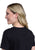 Tin Haul Womens Horseshoe With Scenery Black Cotton Blend S/S T-Shirt
