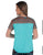 Cowgirl Tuff Womens Thunderbird Serape Turquoise Cotton Blend S/S T-Shirt
