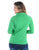 Cowgirl Tuff Womens Cooling UPF Money Green Nylon L/S Shirt