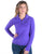Cowgirl Tuff Womens Cooling UPF Purple Nylon L/S Shirt