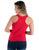 Cowgirl Tuff Womens Cooling UPF Bright Red Nylon S/L Tank Top