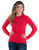 Cowgirl Tuff Womens Cooling UPF Baseball Bright Red Nylon L/S T-Shirt