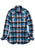 Tin Haul Womens 1330 Hot Buffalo Checks Blue 100% Cotton L/S Shirt