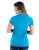 Cowgirl Tuff Womens Cooling UPF Baseball Aqua Nylon S/S T-Shirt