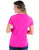 Cowgirl Tuff Womens Cooling UPF Baseball Hot Pink Nylon S/S T-Shirt