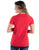 Cowgirl Tuff Womens Cooling UPF Baseball Bright Red Nylon S/S T-Shirt