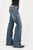 Tin Haul Womens Blue Cotton Blend Steerhead Deco Jeans 29 R