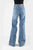 Tin Haul Womens Claire Angled Side Seam Blue Cotton Blend Jeans