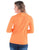 Cowgirl Tuff Womens Breathe Cowl Neck Tangerine Nylon L/S T-Shirt