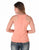 Cowgirl Tuff Womens Instant Cooling Racerback Coral Nylon S/L Tank Top