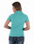 Cowgirl Tuff Womens Quarter Zip Cooling UPF Turquoise Nylon S/S T-Shirt