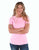 Cowgirl Tuff Womens Cooling UPF Raglan Baseball Bubblegum Pink Nylon S/S T-Shirt