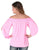 Cowgirl Tuff Womens Flowy Cooling UPF Bubblegum Pink Nylon L/S Shirt