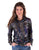Cowgirl Tuff Womens Foil Leopard Pullover Multi-Color Polyester L/S Shirt