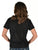 Cowgirl Tuff Womens Shimmer Breathe V Black Nylon S/S T-Shirt
