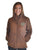 Cowgirl Tuff Womens Midweight Logo Brown Poly/Spandex Softshell Jacket
