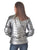 Cowgirl Tuff Womens Horizontal Midweight Silver 100% Polyester Softshell Jacket