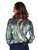 Cowgirl Tuff Womens Velvet Animal Print Multi-Color Polyester L/S Shirt