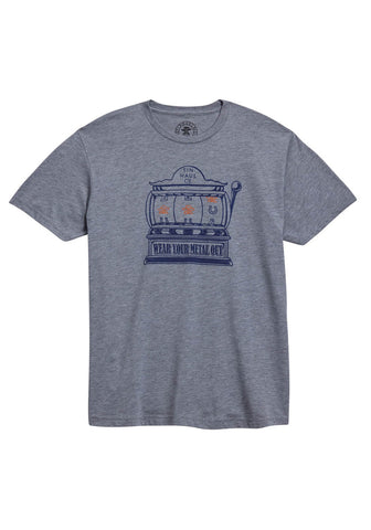 Tin Haul Unisex Slot Machine Grey Poly/Cotton S/S T-Shirt