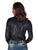 Cowgirl Tuff Womens Foil Lightweight Black Polyester L/S Shirt