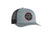 Tin Haul Unisex Woven Patch Grey Cotton Blend Baseball Cap Hat