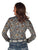 Cowgirl Tuff Womens Pullover Snake Dusty Blue Polyester L/S Shirt