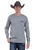 Tin Haul Mens Back Desert Scene Grey 100% Cotton S/S T-Shirt