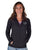 Cowgirl Tuff Womens Full Zip Unlined Black Poly/Spandex Hoodie