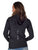 Cowgirl Tuff Womens Full Zip Unlined Black Poly/Spandex Hoodie