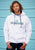 Tin Haul Mens Gradiated Color White Cotton Blend Hoodie